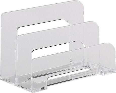Alco letter standard akryl - 2-rums gennemsigtig - 75x150x95mm - al-4466
