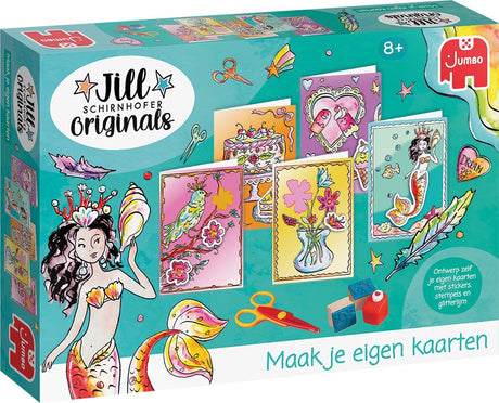 Jumbo - Jill Schirnhofer - lav dine egne kort - håndværkssæt - håndværkspakkekort 8 år