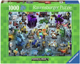 Ravensburger puslespil minecraft - 1000 brikker puslespil.
