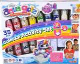 Simba aqua gelz kolossalt sæt, 13 flasker farvegel, 30 ml hver, 16 forme, 6x tilsætningsstof, fra 8 år - hobbypakke