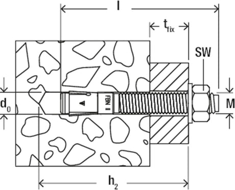 Fischer 50-delt bolt anker sæt fbn ii 10 30