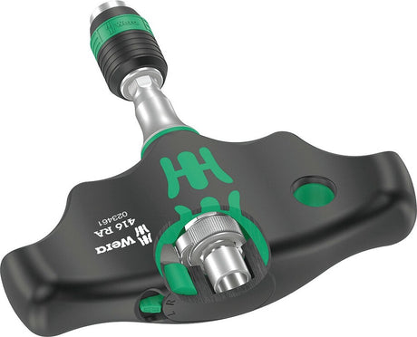 Wera 416 ra t-greb bit håndholder med skraldefunktion og quickaptor quick-change funktion, 1 4 x 45 mm - 05023461001
