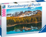 Ravensburger puslespil italienske landskaber: lago di carezza - puslespil - 1000 brikker