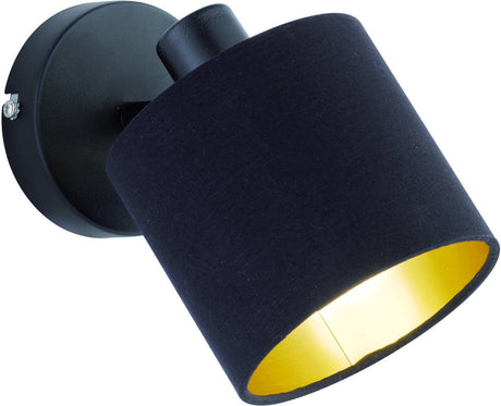 Rl live your light reality tommy spot - sort - guld farve - excl.1xe14 - ip20