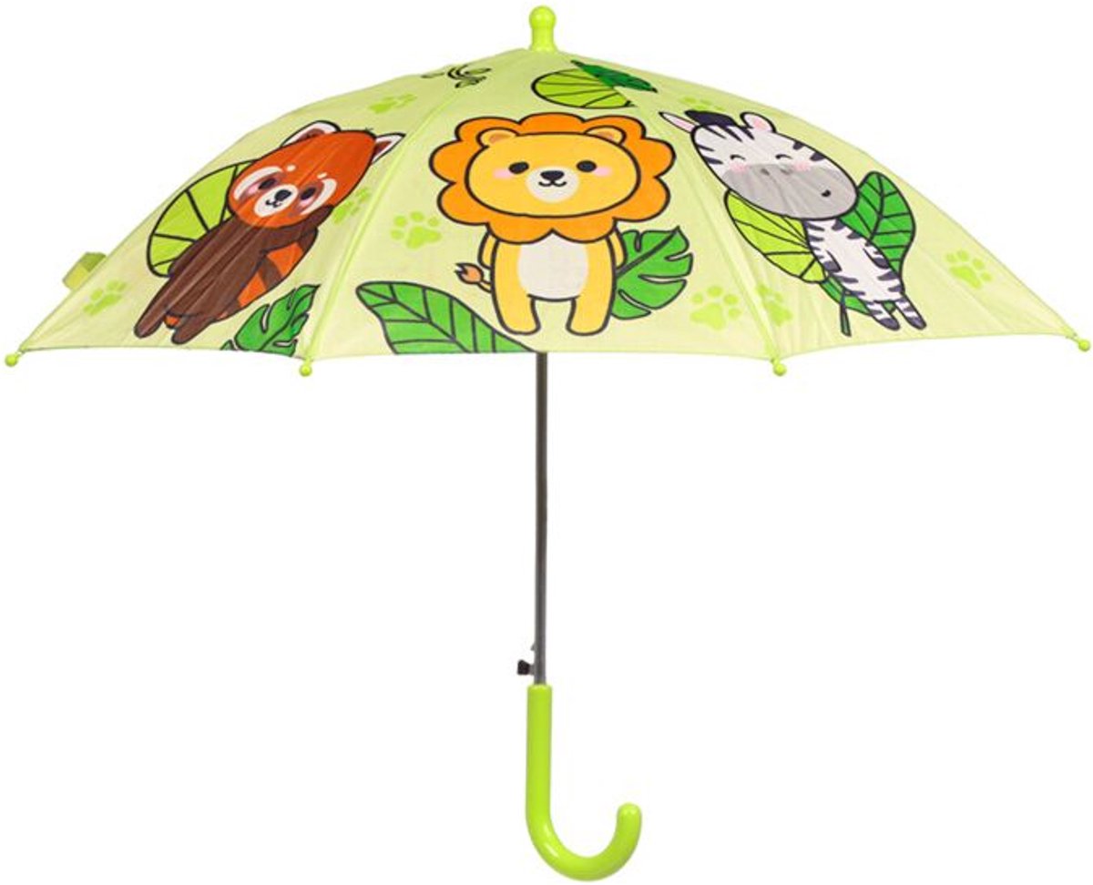 Puckator børneparaply - vilde dyr adoramals - 66cm (diam.) 55cm (h)