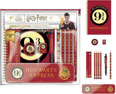 Pyramid international harry potter 11-delt brevpapir sæt platform 9 3 4 brevpapir