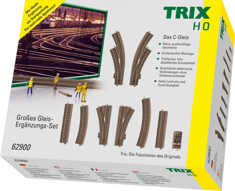 Trix h0 h0 trix c-skinner t62902 forlængersæt 1 stk.