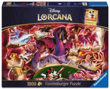 Ravensburger disney lorcana puslespil glimmer af riget: rubin (1000 brikker) puslespil