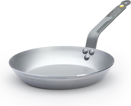 Debuyer de buyer mineral b stegepande 24 cm – stålplade – pfas-fri – naturlig non-stick effekt – lavet i Frankrig