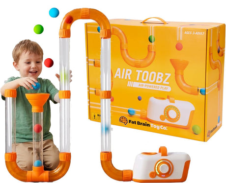 Tomy air toobz sæt - byg en tubebane og leg med luftkraft - uendelige byggemuligheder