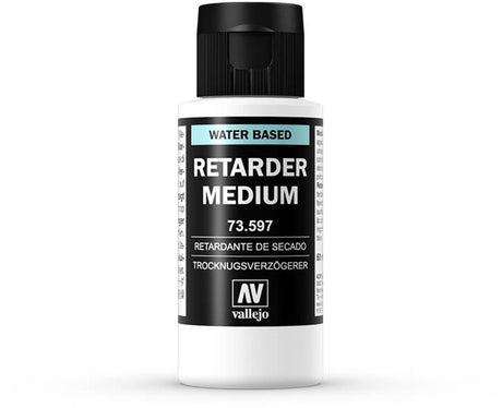 Vallejo hobbyverf - 73597 retarder medium (60 ml) verdunner - 60 ml
