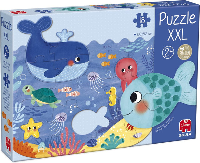 Goula jumbo puslespil xxl ocean - 18 stk.
