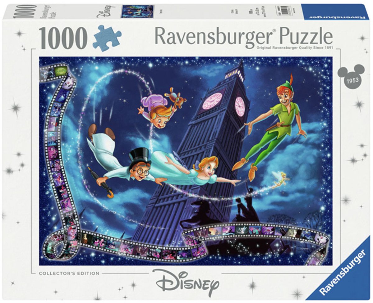 Ravensburger Jigsaw Puzzle Disney Peter Pan, 1000st.