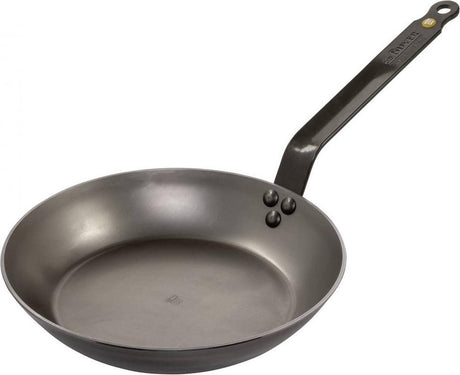Debuyer de buyer mineral b element stegepande 26 cm – stålplade – pfas-fri – naturlig non-stick belægning – induktion velegnet