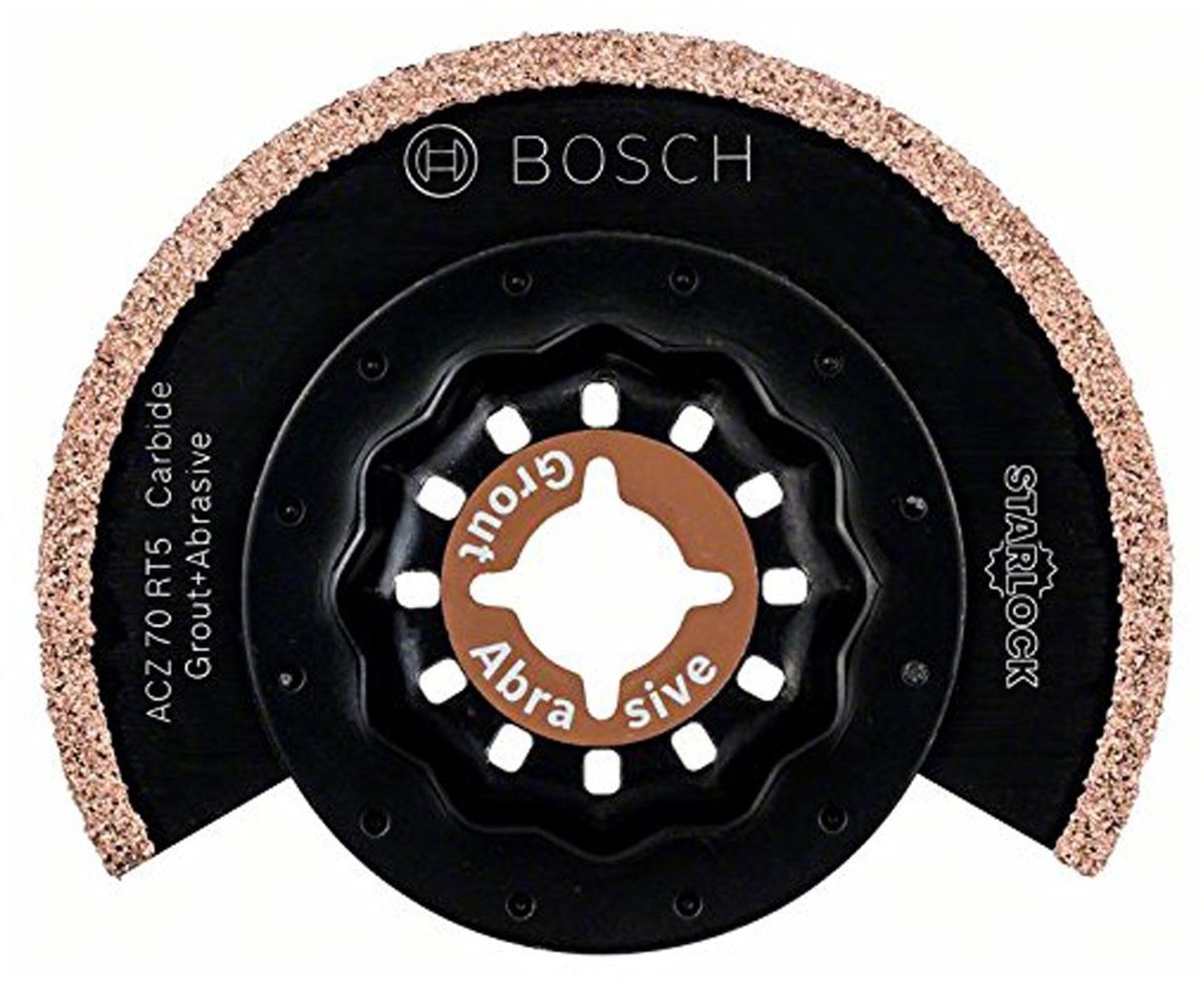 Bosch starlock multiværktøj tilbehør - acz 70 rt5 hårdmetal riff segment savklinge