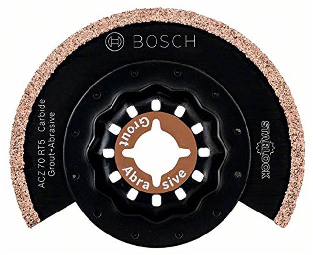 Bosch starlock multiværktøj tilbehør - acz 70 rt5 hårdmetal riff segment savklinge