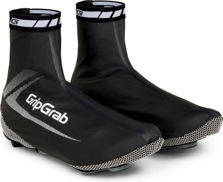 Gripgrab - raceaqua vandtætte racercykelovertrækssko aero cycling regncykelovertræk - sort - unisex - størrelse m (40 41)