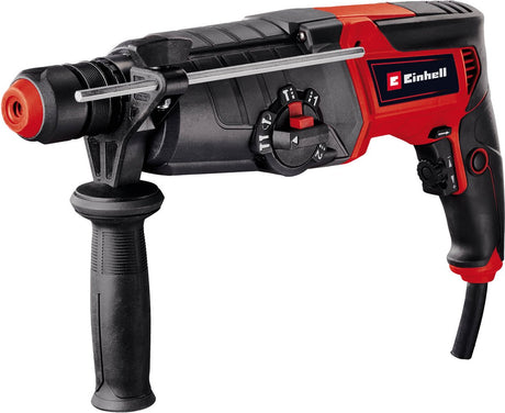 Einhell elektrisk hammerboremaskine te-rh 950 5f - 950 w - antal slag: 4.500 min - 3 år - sds-plus - 5 funktioner: boring hammerboring mejsling med uden lås - inkl. transport- og opbevaringskuffert