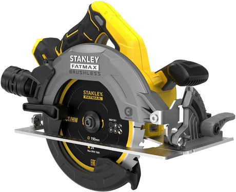 Stanley sfmcs550b fatmax® v20 accu cirkelzaag 190mm brushless 18v basic body