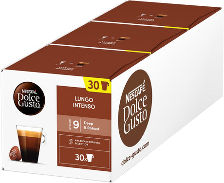Nescafé® dolce gusto nescafe dolce gusto kapsler lungo intenso - 90 kaffekapsler til 90 kopper kaffe