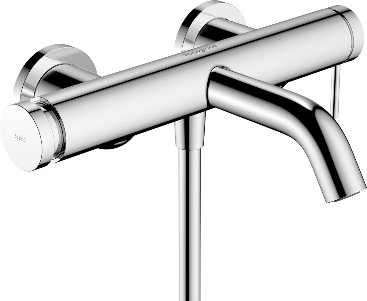 Hansgrohe tecturis s - badekars blandingsbatteri - gulvmonteret - etgrebsbetjening - krom