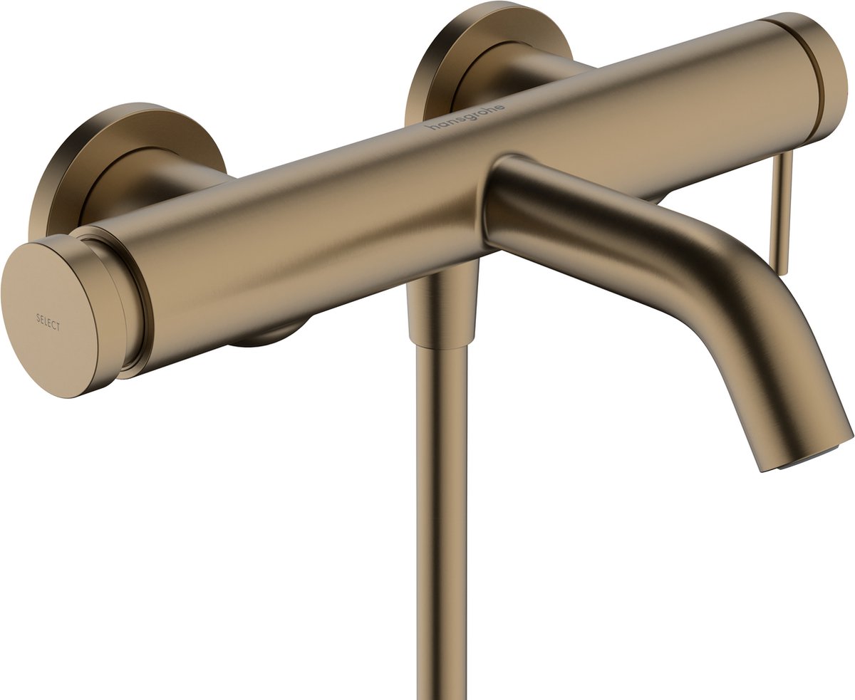Hansgrohe tecturis s - badekararmatur - gulvmonteret - etgrebsbetjening - børstet bronze