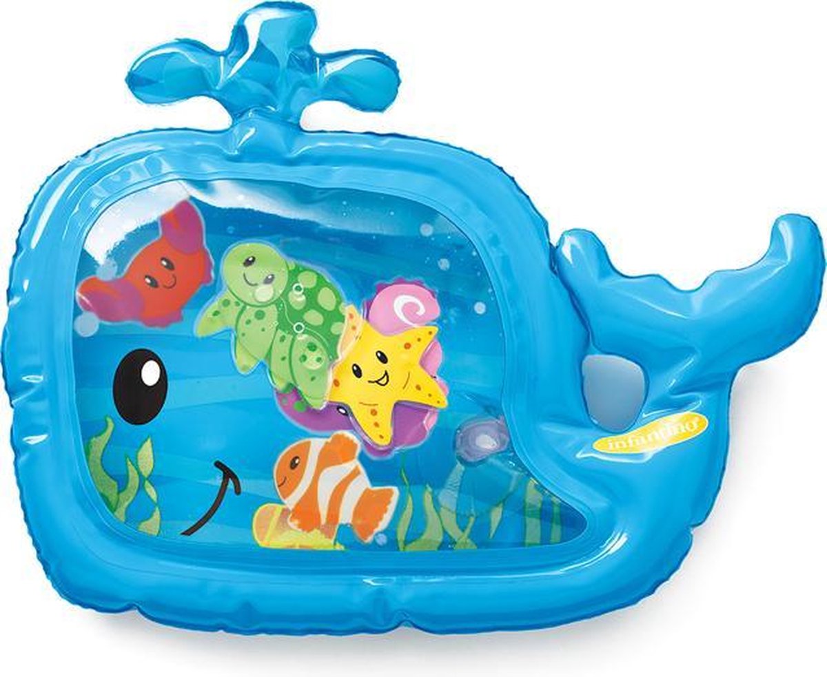 Infantino - tummy time water legemåtte - baby legemåtte