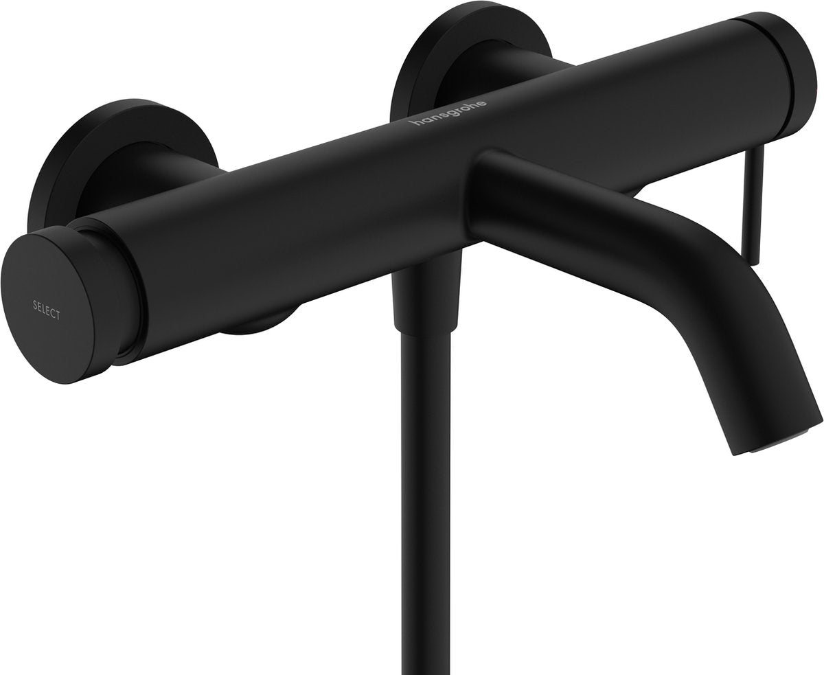Hansgrohe tecturis s - badekars blandingsbatteri - gulvmonteret - etgrebsbetjening - mat sort