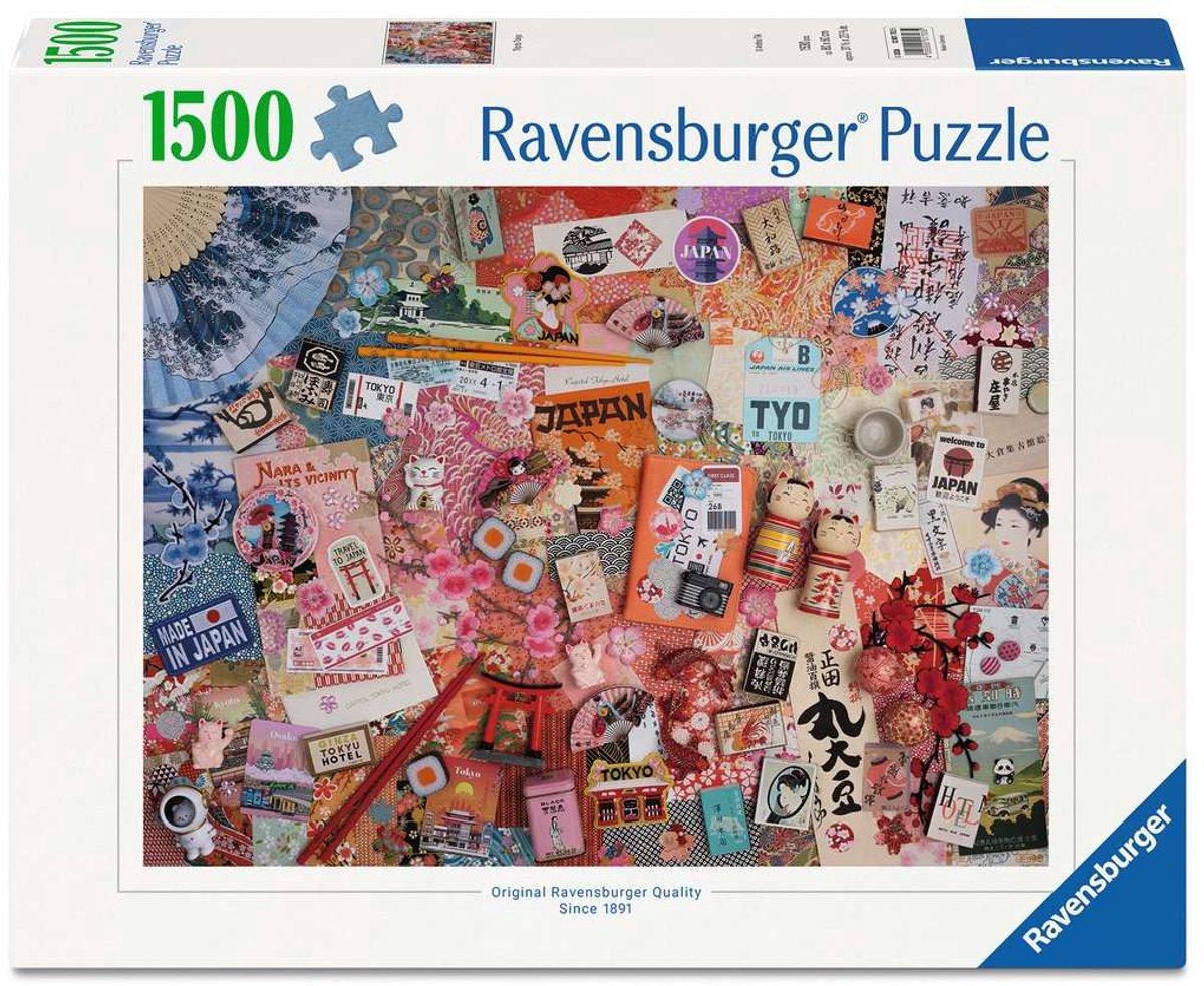 Ravensburger – tur til Tokyo – puslespil – 1500 brikker