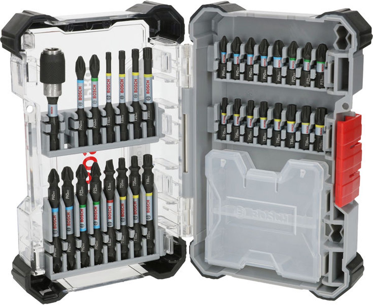 Bosch professionel pro slag skruetrækker bit sæt 31 dele - 2608521u72