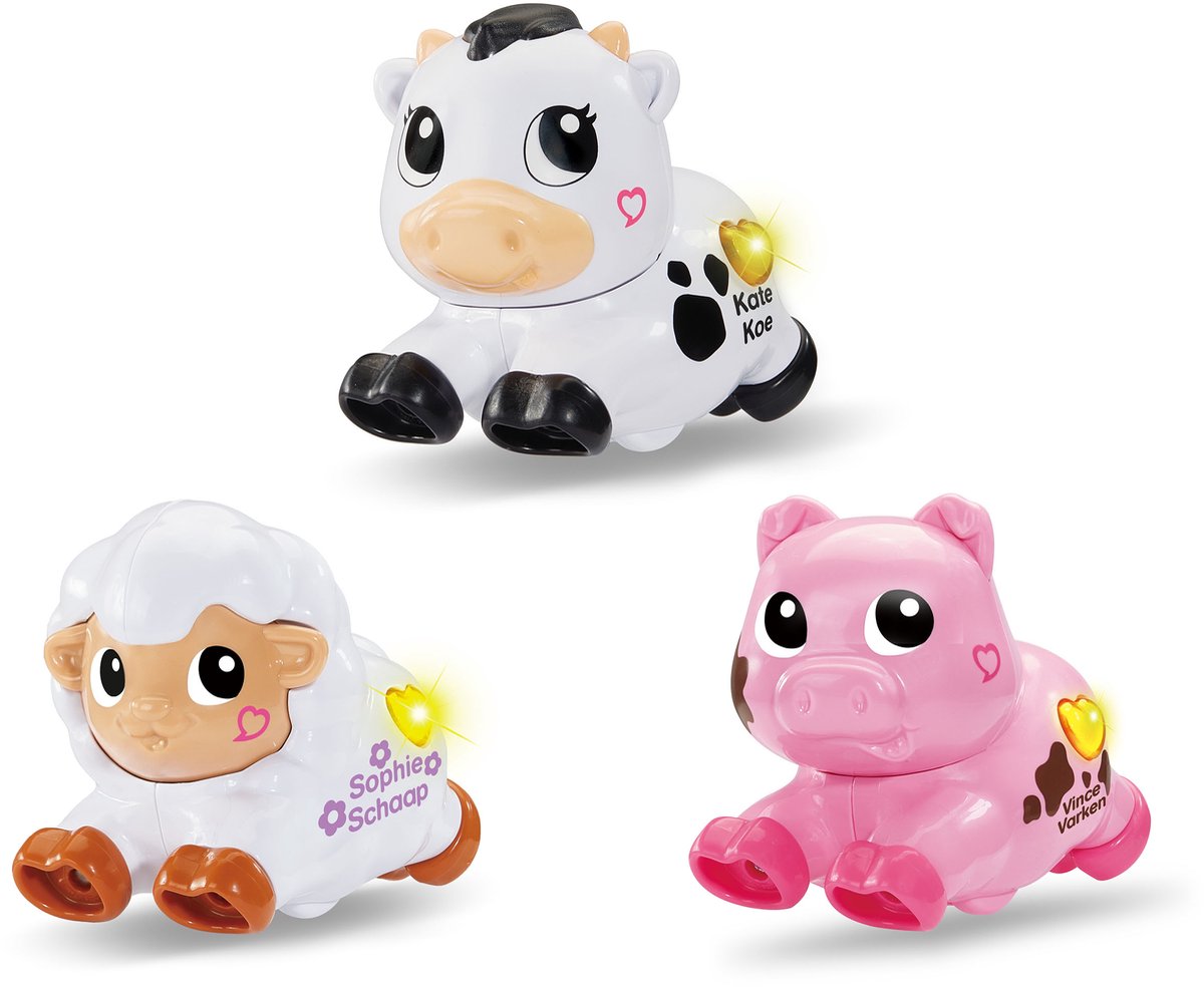 Vtech rolle glade dyr trio emballage sophie, vince kate