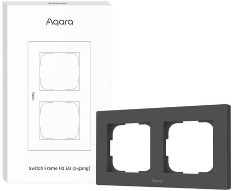 Aqara skifteramme h2 eu 2-gang (grå)