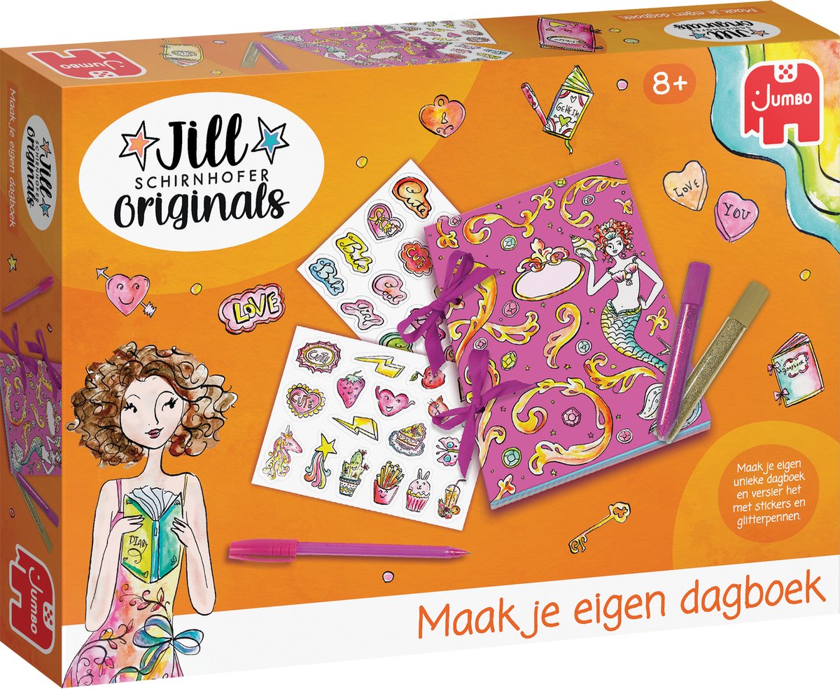 Jumbo - jill schirnhofer - lav din egen dagbog - håndværkssæt 8 år