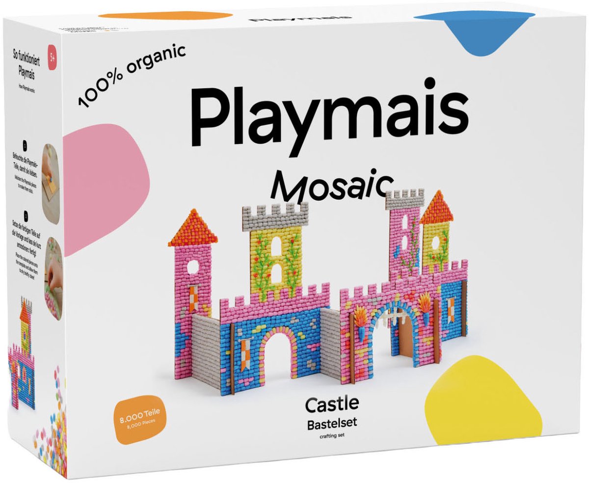 Playmais mosaik slot sæt - 8000 stk