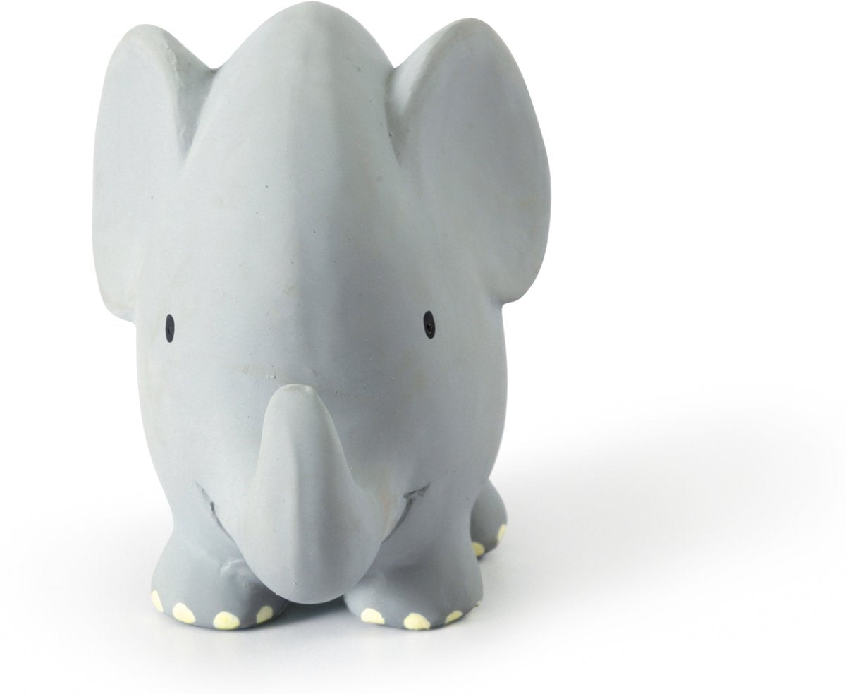 Tikiri mit første safaridyr - elefant - i naturgummi - med klokke - 0 år