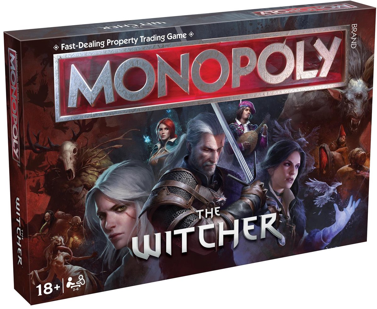 Monopolvindende træk - brætspil - heksen - engelsk
