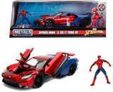 Jada legetøj - marvel spiderman 2017 ford gt 1:24 - 9399725314r00