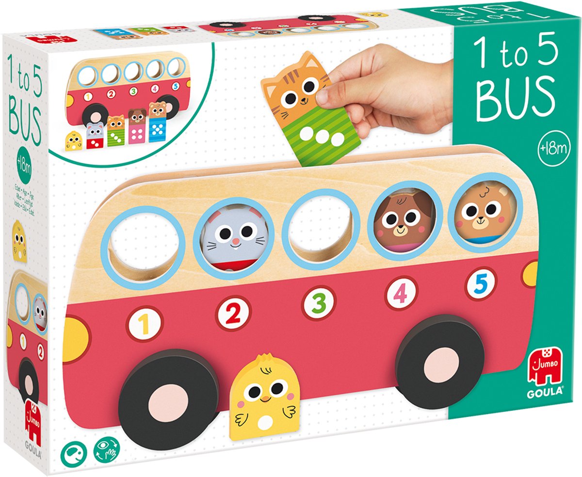 Jumbo - goula - 1 to 5 bus - educatief spel