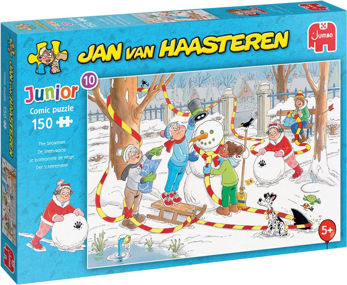 Jan van Haasteren puslespil junior - snemand, 150 stk.
