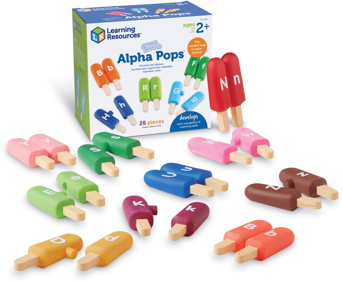 Læringsressourcer smart snacks® alpha pops™ - 2+