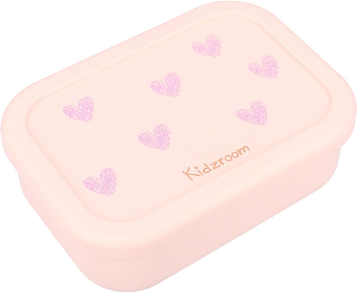 Kidzroom magical meadows madpakke - 1,2 l - 6 x 17 x 12 cm - pink - hjerter
