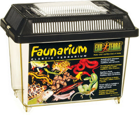 Exo terra terrarium faunarium mini sort 18x11x12,5 cm