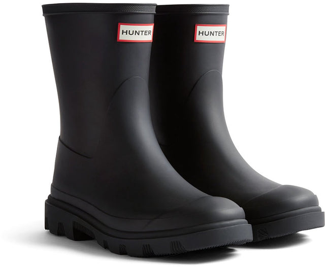 Hunter downpour short wellington boots laarzen - - dames - zwart - maat 39