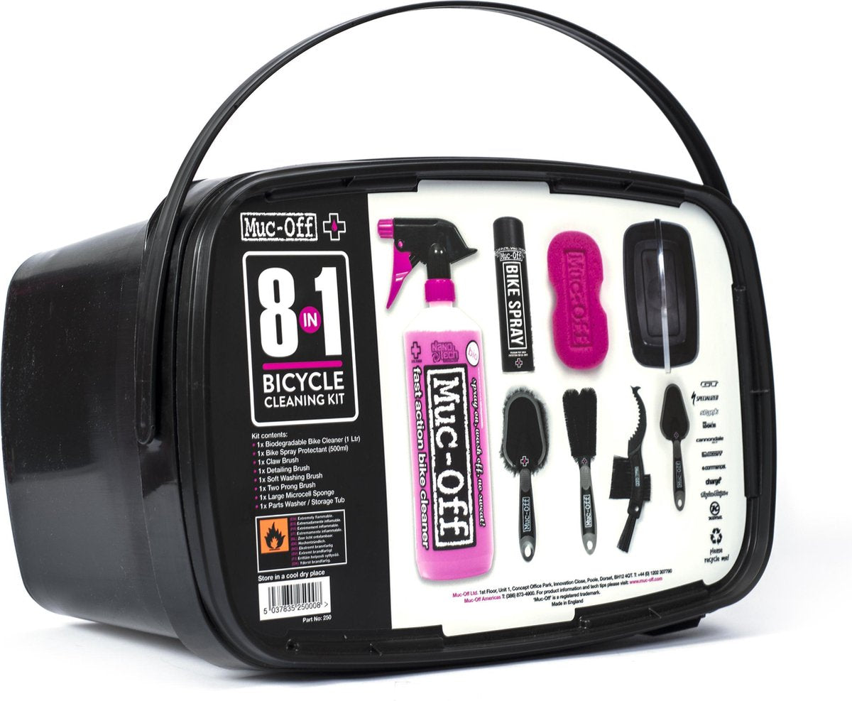 Muc-off 8-i-en cykelrensesæt
