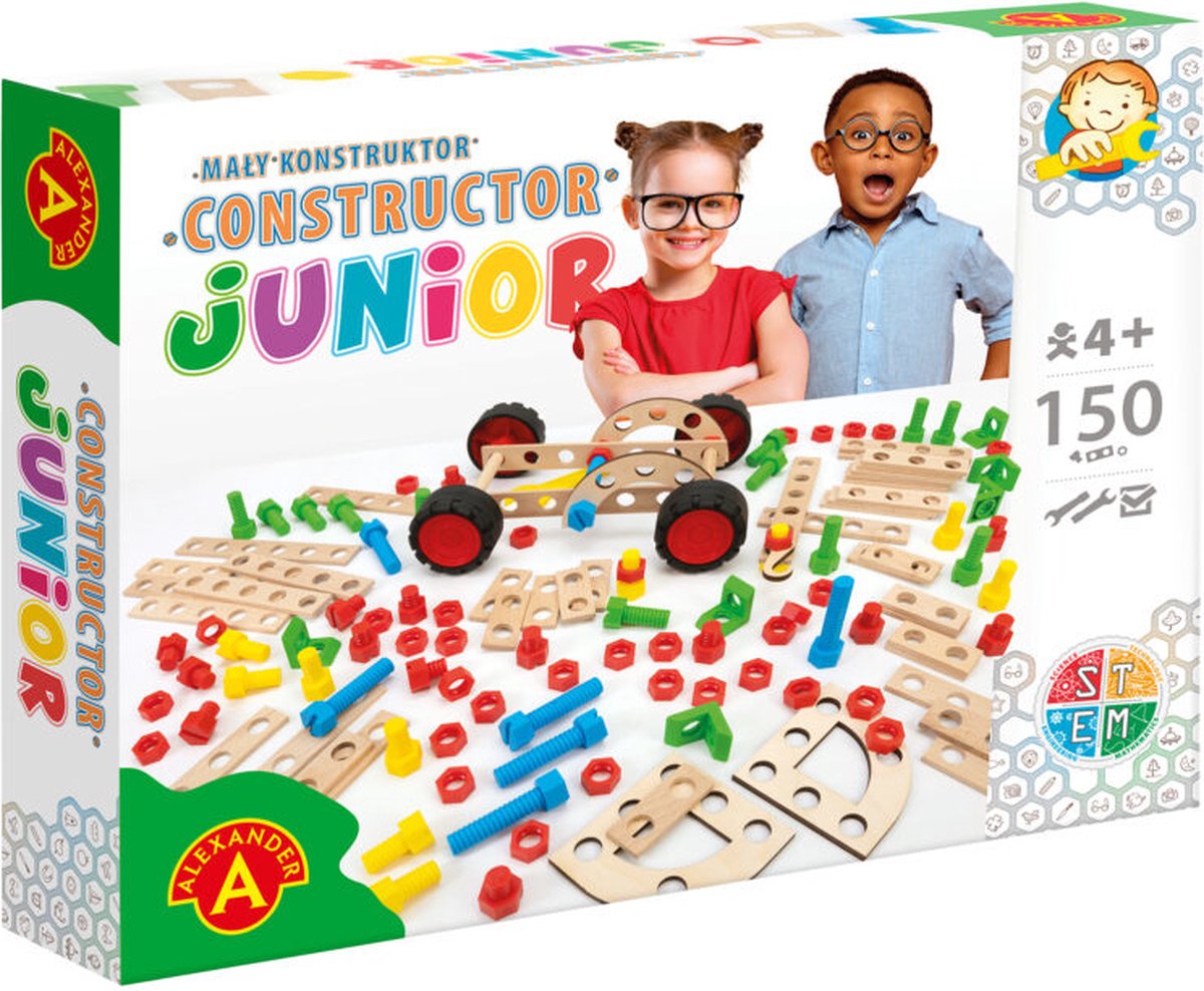 Alexander toys constructor junior - gør det selv byggesæt - 150p