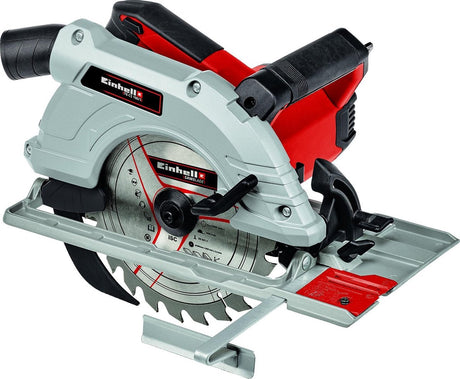 Einhell rundsav te-cs 190 1 - 1500 w - 6.000 t min - ø190 - max. skæredybde ved 90° 45°: 66 48 mm - inkl. 1x savklinge (ø190x30x2,4 mm 24 t)