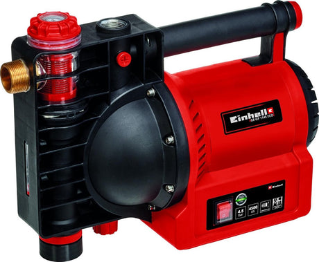 Einhell elektrisk havepumpe ge-gp 1145 eco - 1100 w - 4500 l h - 4,8 bar - max. løftehøjde: 48 m - max. sugehøjde: 8 m
