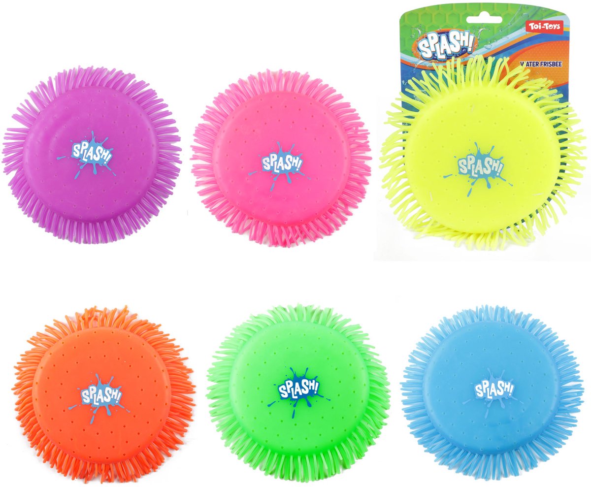 Splash puffer vandfrisbee 18cm 6ass (1 stk)