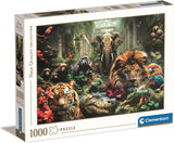 Clementoni puslespil mystisk jungle, 1000 stk.