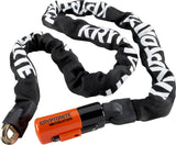 Kryptonite evolution 1012 kæde med integreret lås - art-3 kædelås cykel - cykellås kæde elcykel - 120 cm - stål - sort